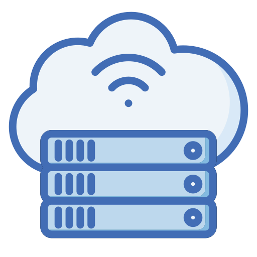 servidor en la nube icono gratis