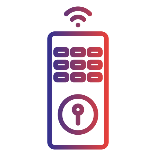 cerradura inteligente icono gratis