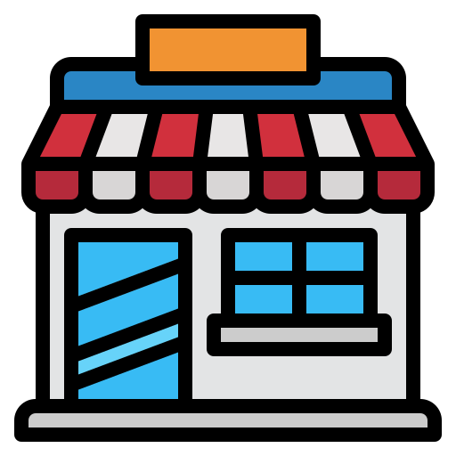 Store Generic Outline Color icon