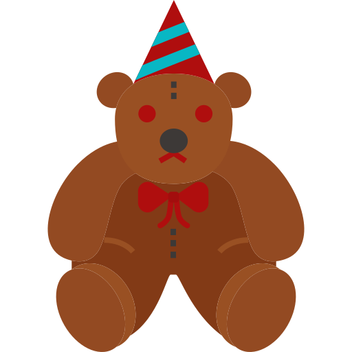 oso de peluche icono gratis