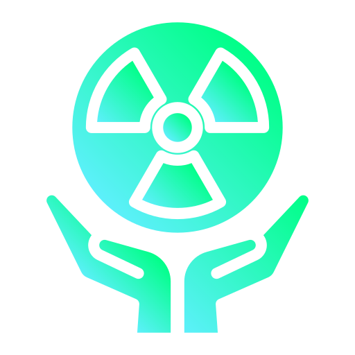 energía nuclear icono gratis