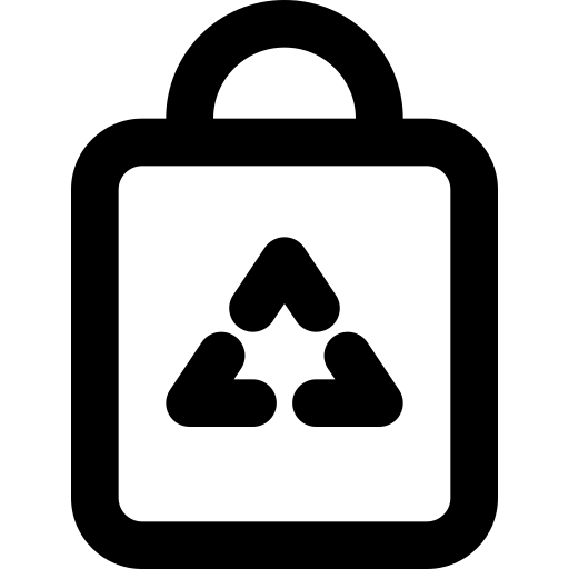 wiederverwertbare tasche kostenlos Icon