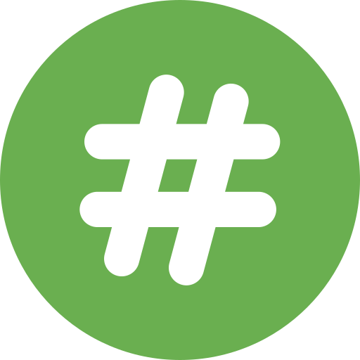 Hashtag Generic Flat icon