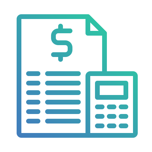 Tax Generic Gradient icon