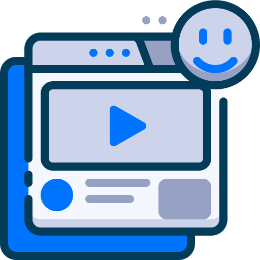 reproductor de video icono gratis