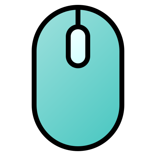 Mouse Generic Outline Gradient icon