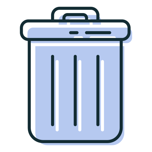 Trash free icon Trash free icon