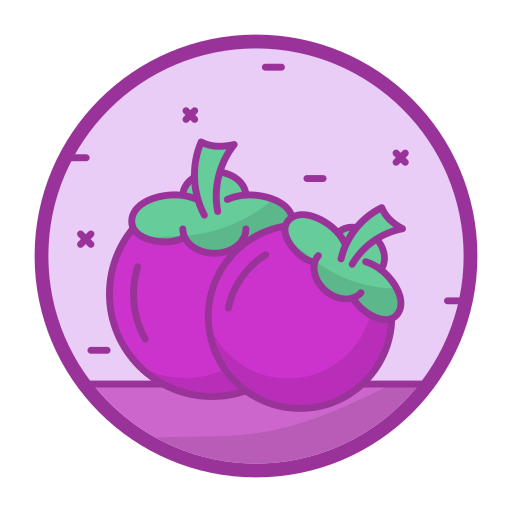 Eggplant Generic Outline Color Icon