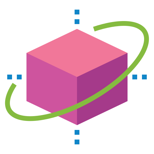 3d cube free icon