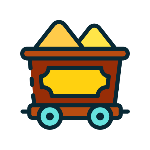 carrinho de mineração grátis ícone carrinho de mineração grátis ícone
