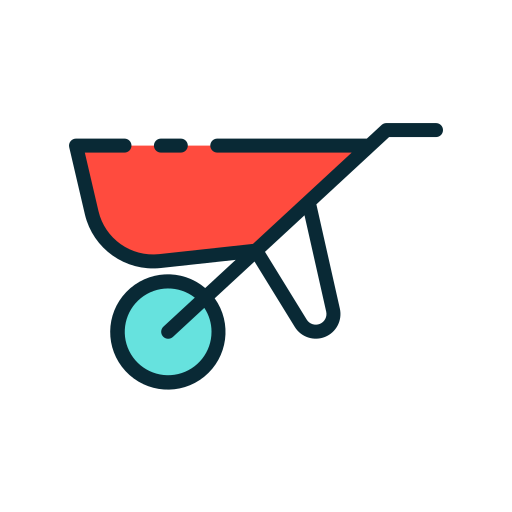 Wheelbarrow Good Ware Lineal Color icon