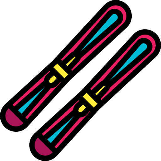 Ski Basic Miscellany Lineal Color icon