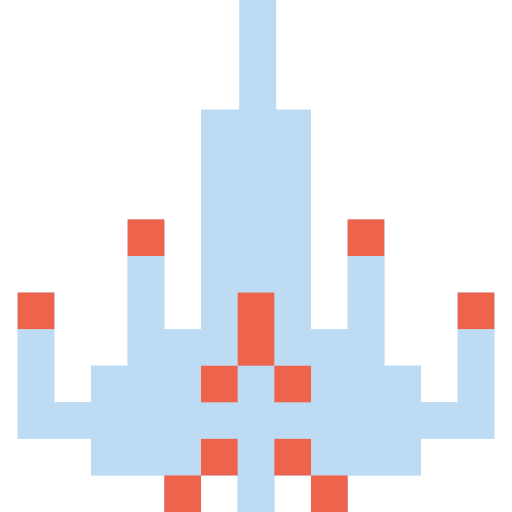 space invaders ship sprite