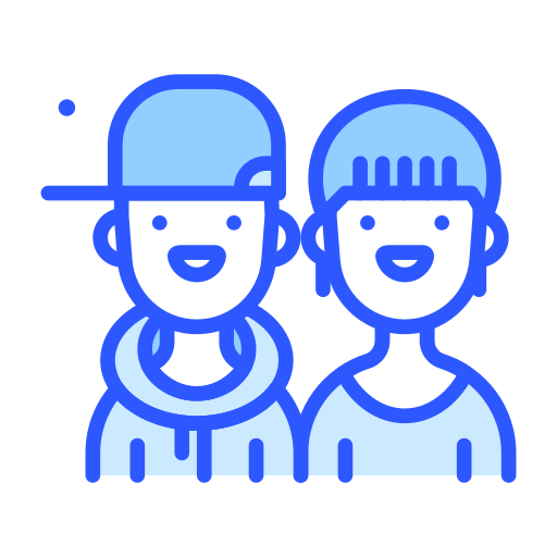 adolescentes icono gratis