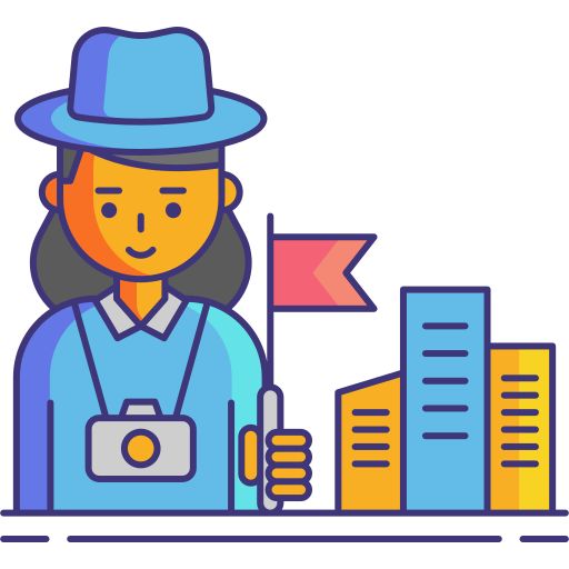 Tour guide free icon Tour guide free icon