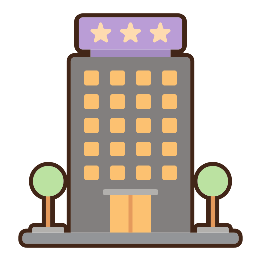 호텔 무료 아이콘