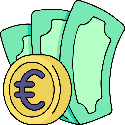 euro icono gratis