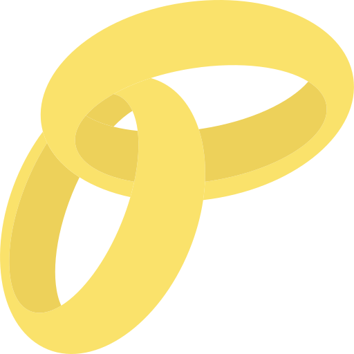 Wedding rings - free icon