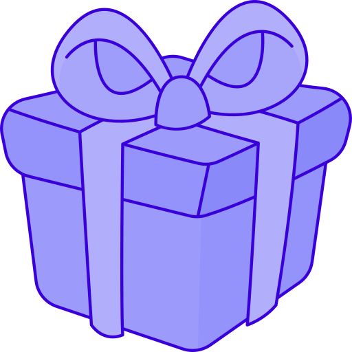 caja de regalo icono gratis