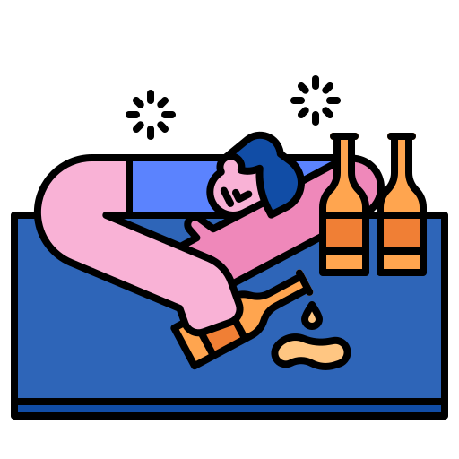 Drunk free icon Drunk free icon