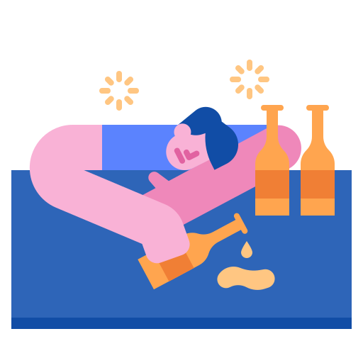 Drunk free icon Drunk free icon