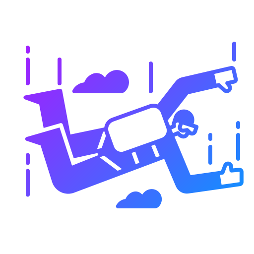 Skydiving free icon