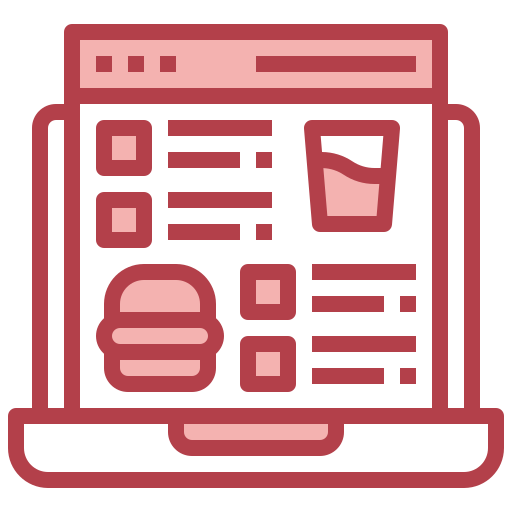 entrega de comida icono gratis