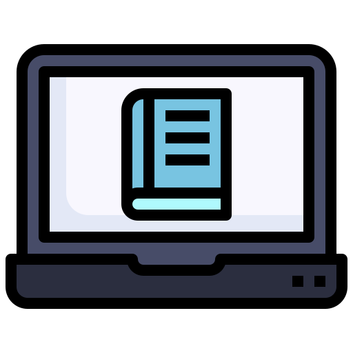 Digital book free icon