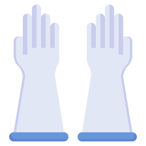 guantes de limpieza icono gratis