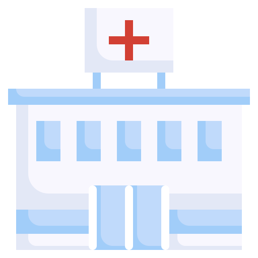 bâtiment hospitalier Icône gratuit