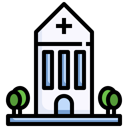 krankenhausgebäude kostenlos Icon