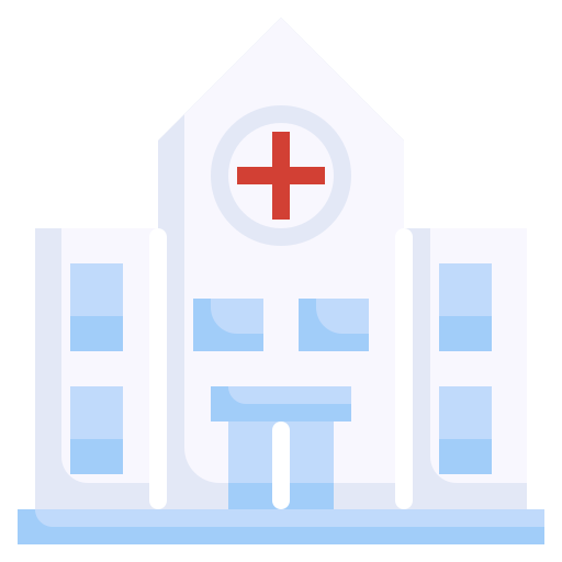 edificio hospitalario icono gratis