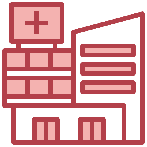 edificio hospitalario icono gratis