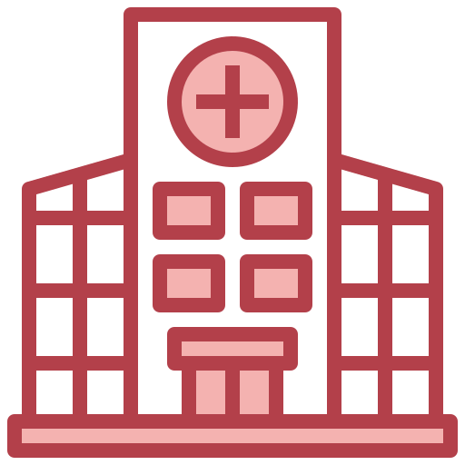 edificio hospitalario icono gratis