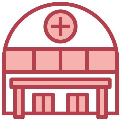edificio hospitalario icono gratis