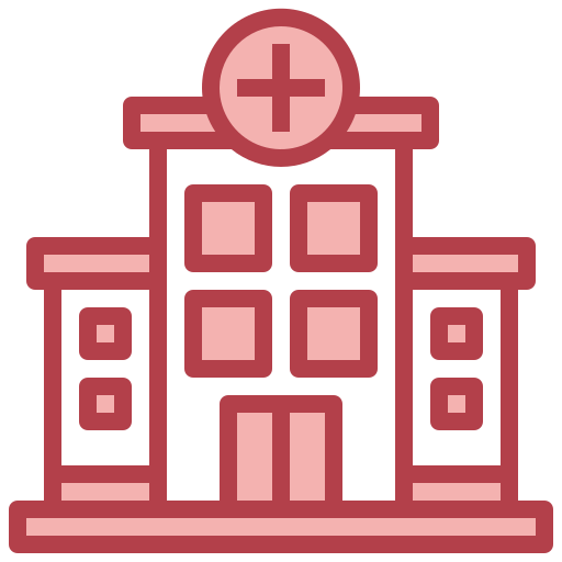 edificio hospitalario icono gratis