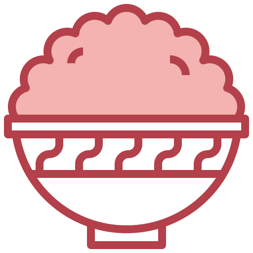 bol de arroz icono gratis
