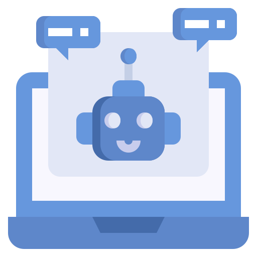 bot conversacional icono gratis