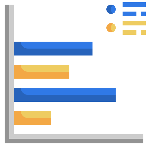 gráfico de barras icono gratis