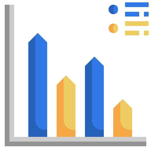 gráfico de barras icono gratis