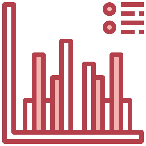 gráfico de barras icono gratis