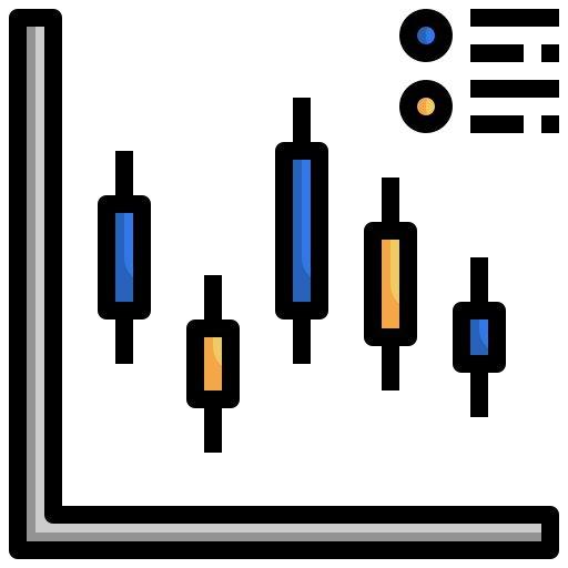 Bar chart Surang Lineal Color icon