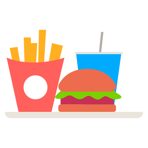 fastfood kostenlos Sticker