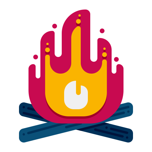 hoguera icono gratis