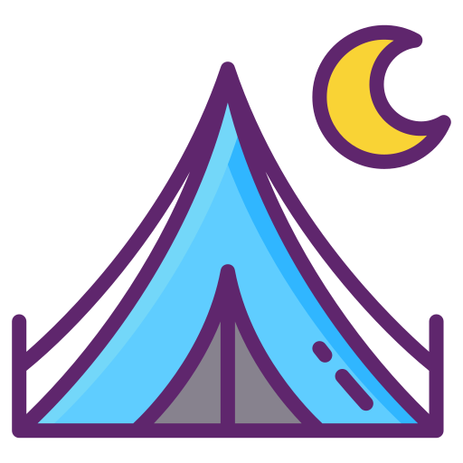 Camping Flaticons Lineal Color icon