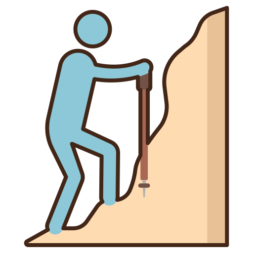 senderismo icono gratis