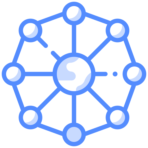 Networking Generic Blue icon