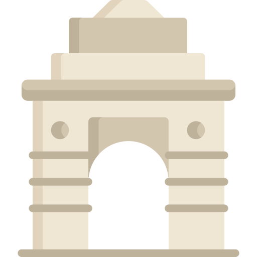 puerta de la india icono gratis