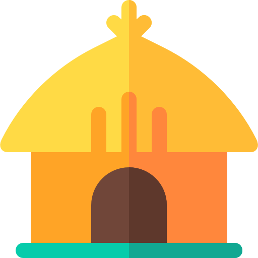 Hut Basic Rounded Flat icon