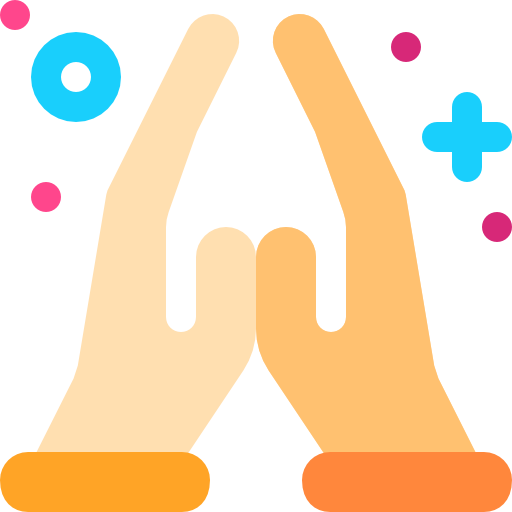 namaste icono gratis